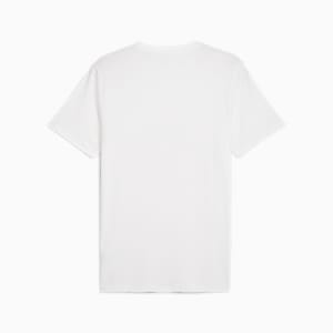 PUMA x NEYMAR JR "BNA" Men's Logo Tee, PUMA White-Sand Dune, extralarge